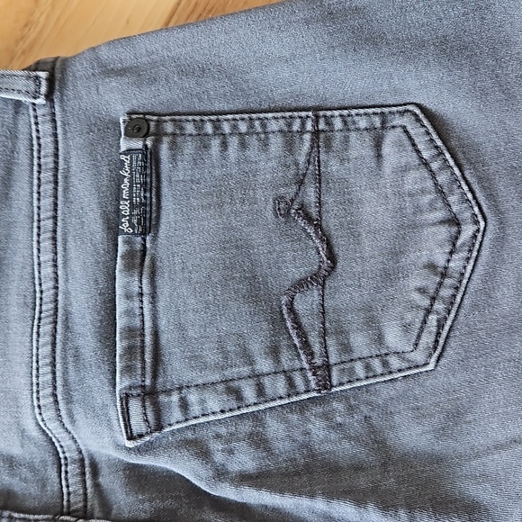 7FAM Gwenevere Skinny Jeans in Grey, Size 26 - Picture 8 of 16